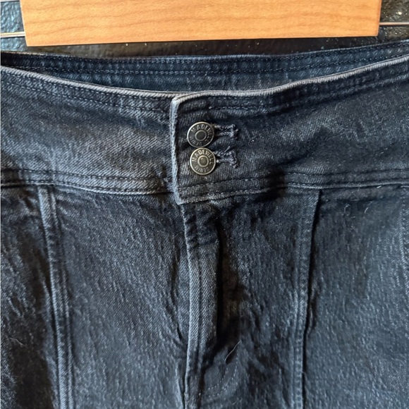 Madewell High Rise Black Ankle Skinny Pintcuck Denim Jeans Size 26 - Picture 2 of 5